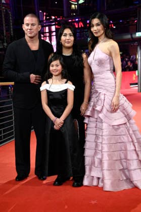 Channing Tatum, Mason Reeves, Beth de Araujo und Gemma Chan bei der Premiere des Kinofilms Josephine auf der Berlinale 2026 76. Internationale Filmfestspiele Berlin im Berlinale Palast. Berlin, 20.02.2026