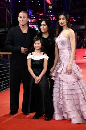 Channing Tatum, Mason Reeves, Beth de Araujo und Gemma Chan bei der Premiere des Kinofilms Josephine auf der Berlinale 2026 76. Internationale Filmfestspiele Berlin im Berlinale Palast. Berlin, 20.02.2026