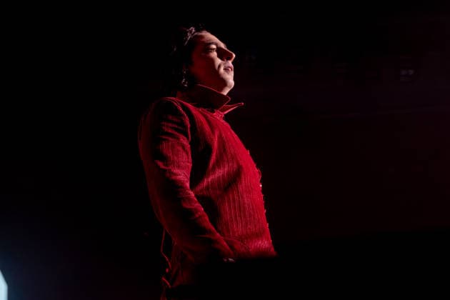 Ralphie Choo concert at the Movistar Arena The artist Ralphie Choo during a concert at the Movistar Arena, on February 20, 2026, in Madrid Spain The Madrid-born Juan Casado Fisac, artistically known as Ralphie Choo, offers a concert in which he mixes genres such as urban, bedroom pop and avant pop 20 FEBRUARY 2026 CONCERT MUSIC MUSIC MUSICIAN CONCI ARTIST SINGER ART ENTERTAINMENT CULTURE Madrid Madrid Spain  Copyright: xRicardoxRubiox 7310464
