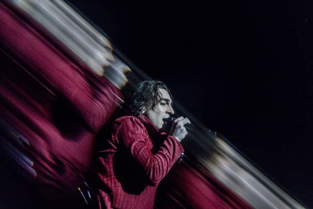Ralphie Choo concert at the Movistar Arena The artist Ralphie Choo during a concert at the Movistar Arena, on February 20, 2026, in Madrid Spain The Madrid-born Juan Casado Fisac, artistically known as Ralphie Choo, offers a concert in which he mixes genres such as urban, bedroom pop and avant pop 20 FEBRUARY 2026 CONCERT MUSIC MUSIC MUSICIAN SINGER Madrid Madrid Madrid Spain  Copyright: xRicardoxRubiox 7310541