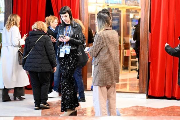 Sanremo: 76th Italian Song Festival. Twelfth day of rehearsals. Pictured: Anna Lou Castoldi  Copyright: xMaurizioxD Avanzox xipa-agency.netx xMaurizioxDxAvanzox IPA_Agency_IPA71797996