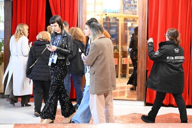 Sanremo: 76th Italian Song Festival. Twelfth day of rehearsals. Pictured: Anna Lou Castoldi  Copyright: xMaurizioxD Avanzox xipa-agency.netx xMaurizioxDxAvanzox IPA_Agency_IPA71797999