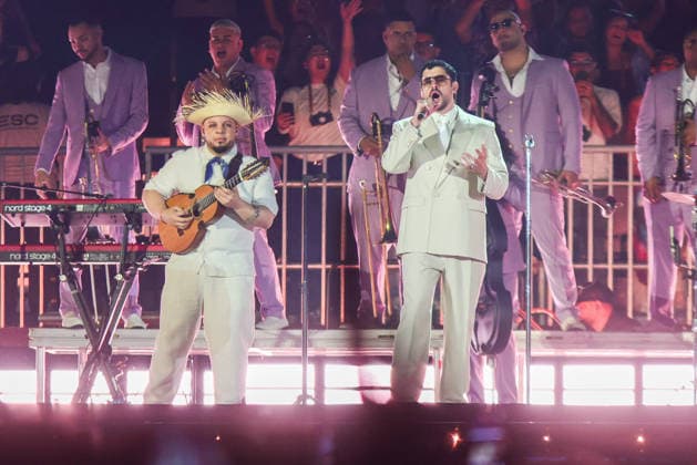 SaO PAULO, SP - 20.02.2026: SHOW BAD BUNNY EM SaO PAULO - Puerto Rican singer Bad Bunny makes his first appearance in Brazil this Friday (20) in Sao Paulo at Allianz Parque with the show of his world tour & 39;DeBÃ TiRAR MaS FOToS& 39;. x2891569x  YurixMurakami