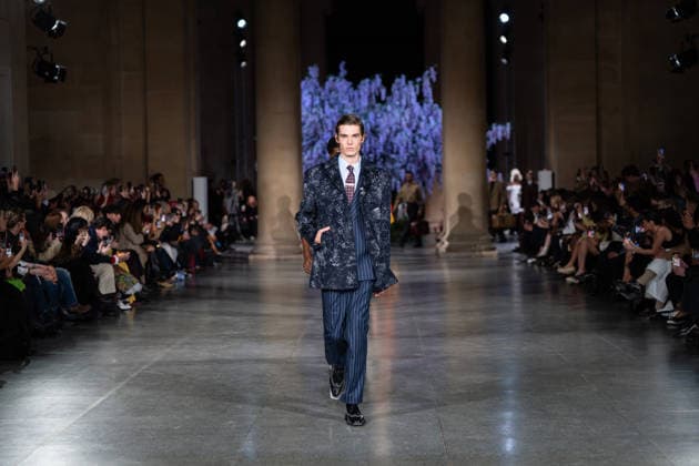 Mithridate - Runway - LFW February 2026 A model walks the runway at the Mithridate show during London Fashion Week February 2026 at the Tate Britain London United Kingdom Copyright: xLounisxTiarx xSOPAxImagesx _DSC9298