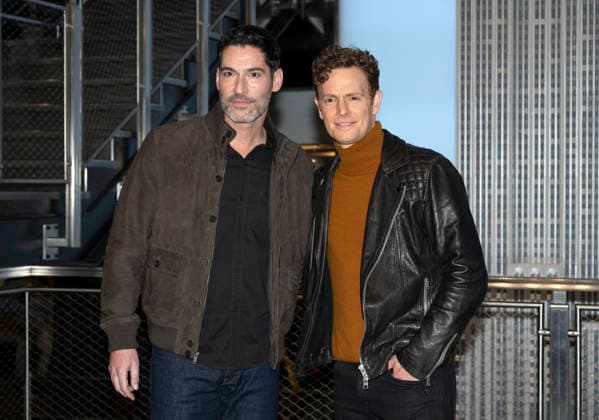 February 20, 2026, New York, Ny, United States: Tom Ellis and Nick Gehlfuss visit the Empire State Building to celebrate the Premiere of CBSÃ¢â‚¬â ¢ New Series CIA. Held at Empire State Building in New York. Zuma Press February 20, 2026 New York United States  - ZUMAp281 20260220_zea_p281_053 Copyright: xPhotoxImagexPressx