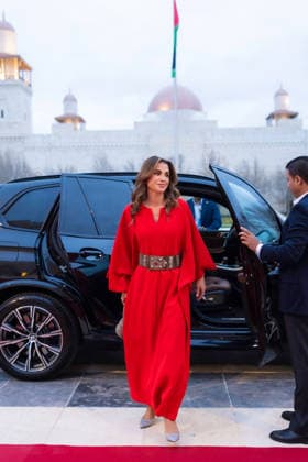 Jordan Royals Attend a Family Iftar - Amman King Abdullah II of Jordan and Queen Rania attend an iftar (fast-breaking evening meal of Muslims in Ramadan) with the Royal Family, in Amman, Jordan on February 19, 2026. Photo by Balkis Press ABACAPRESS.COM Amman Jordan  Copyright: xBalkisxPress ABACAx