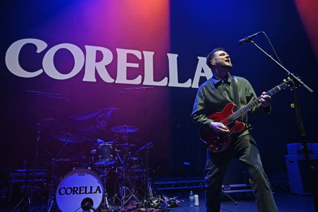 Corella performing at Eventim Apollo in London LONDON, ENGLAND - FEBRUARY 20: Joel Smith of ˜Corella™ performing at Eventim Apollo on February 20, 2026 in London, England. CAP MAR MAR Great Britain Copyright: xMartinxHarris CapitalxPicturesx