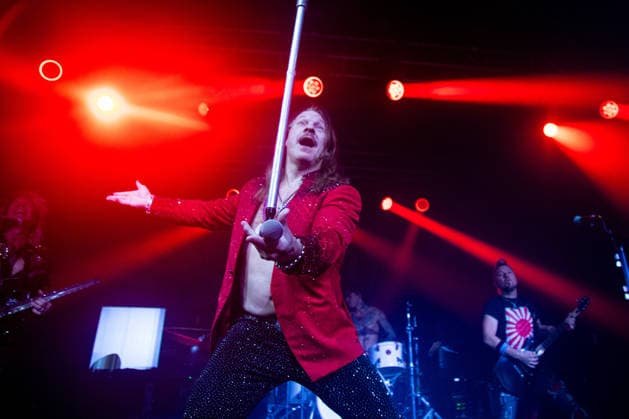 Professional Wrestler and Singer Chris Jericho of Fozzy performs onstage during a concert at Camden™s Electric Ballroom on February 20th, 2026 in London. Copyright: xx Fozzy_-23