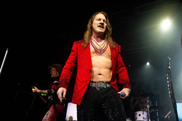 Professional Wrestler and Singer Chris Jericho of Fozzy performs onstage during a concert at Camden™s Electric Ballroom on February 20th, 2026 in London. Copyright: xx Fozzy_-31