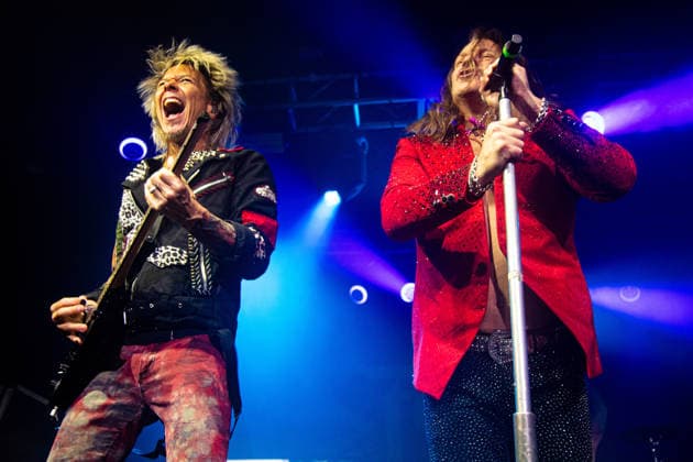 Rich Ward and Professional Wrestler and Singer Chris Jericho of Fozzy performs onstage during a concert at Camden™s Electric Ballroom on February 20th, 2026 in London. Copyright: xx Fozzy_-16