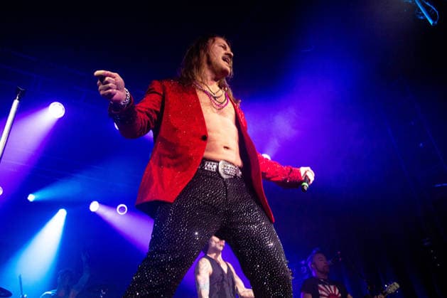 Professional Wrestler and Singer Chris Jericho of Fozzy performs onstage during a concert at Camden™s Electric Ballroom on February 20th, 2026 in London. Copyright: xx Fozzy_-11