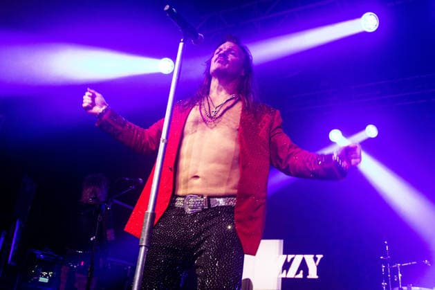 Professional Wrestler and Singer Chris Jericho of Fozzy performs onstage during a concert at Camden™s Electric Ballroom on February 20th, 2026 in London. Copyright: xx Fozzy_-5