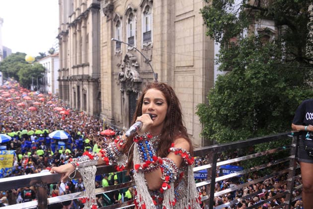 RIO DE JANEIRO, RJ - 21.02.2026: MEGA BLOCO DA ANITTA NO RJ - Anitta performed at Mega Bloco this Saturday (21), in downtown Rio de Janeiro. x2891997x  CarlosxEliasxJunior