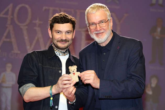 Michael Stütz und Wieland Speck bei der Verleihung des 40. Teddy Award 2026 auf der Berlinale 2026 76. Internationale Filmfestspiele Berlin in der Volksbühne. Berlin, 20.02.2026