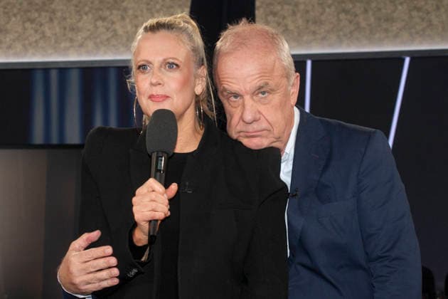 abb Hubertus Meyer-Burckhardt und Barbara Schoeneberger Moderatoren der NDR Talkshow , aus dem NDR 3 Studio am Freitag 20.02 2026 in Hamburg Hamburg Deutschland