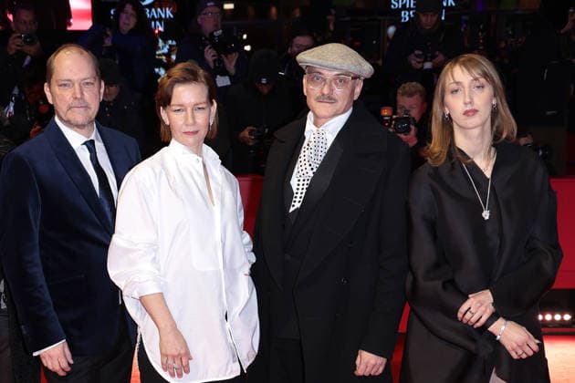 Godehard Giese, Sandra Hueller, Markus Schleinzer und Caro Braun bei der Abschluss Feier der 76. Internationale Filmfestspiele Berlinale am 21.02.2026 in Berlin Berlinale 2026- Abschluss Feier Closing Ceremony