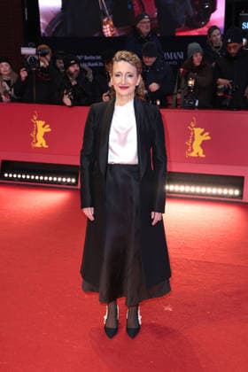 Tricia Tuttle attends the Award Ceremony Red Carpet of the 76th Berlinale International Film Festival Berlin at Berlinale Palast on February 21, 2026 in Berlin, Germany Award Ceremony Red Carpet of the 76th Berlinale International Film Festival Berlin in Berlin, Germany