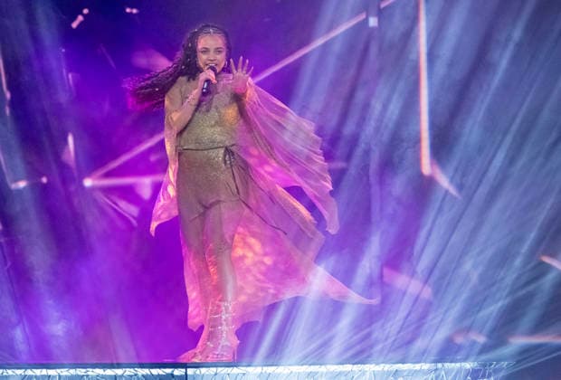 MALMÖ, SWEDEN 20260221 Cimberly, the entry Eternity, at the rehearsal for round 4 of Melodifestivalen 2026 in Malmö Arena on Saturday MALMÖ SWEDEN x50090x  Copyright: xJohanxNilssonx xTTx MELODIFESTIVALEN 2026 MALMÖ 0PxIBrU-YTI