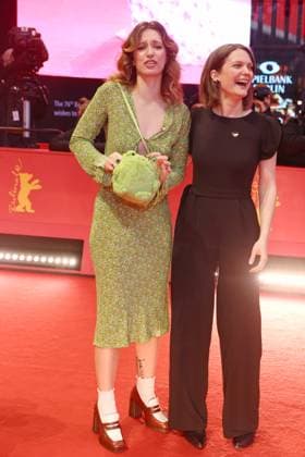 Berlinale Abschluss Gala Michelle Tzontchev, Genevieve Dulude de Celles Roter Teppich zur Abschlussgala der 76. Berlinale im Berlinale Palast, Berlin, Datum: 21.02.2026 Copyright: xEventpress Kratschx