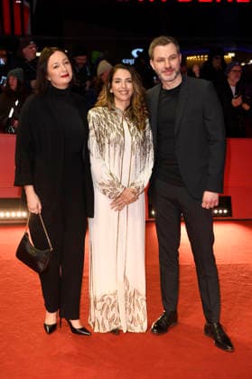 Dorota Lech, Sofia Alaoui, Frederic Hambalek bei der Closing Ceremony mit Preisverleihung auf der Berlinale 2026 76. Internationale Filmfestspiele Berlin im Berlinale Palast. Berlin, 21.02.2026