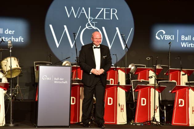 74. Ball des VBKI Berlin 2026 Markus Voigt, VBKI Präsident verabschiedet sich von seinem Posten bei den Gästen... beim 74. Ball rollt der Verein Berliner Kaufleute und Industrieller (VBKI) im Hotel Intercontionental in Berlin am 21.02.2026