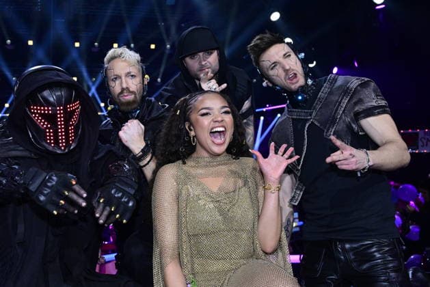 MALMÖ, SWEDEN 20260221 Smash Into Pieces and Cimberly advanced to the final of round 4 of Melodifestivalen 2026 in Malmö Arena on Saturday MALMÖ SWEDEN x50090x  Copyright: xJohanxNilsson TTx MELODIFESTIVALEN 2026 MALMÖ z642k3eIQPY
