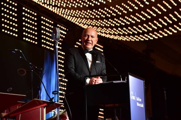 74. Ball des VBKI Berlin 2026 Markus Voigt, VBKI Präsident verabschiedet sich von seinem Posten bei den Gästen... beim 74. Ball rollt der Verein Berliner Kaufleute und Industrieller (VBKI) im Hotel Intercontionental in Berlin am 21.02.2026