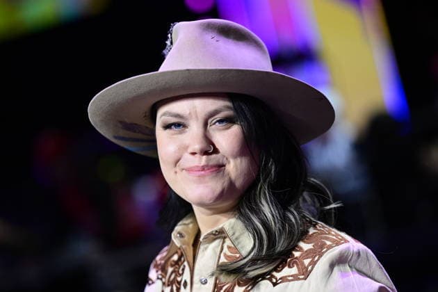 MALMÖ, SWEDEN 20260221 Erika Jonsson at the press conference after round 4 of Melodifestivalen 2026 in Malmö Arena on Saturday MALMÖ SWEDEN x50090x  Copyright: xJohanxNilsson TTx MELODIFESTIVALEN 2026 MALMÖ fktCyPcPZVs