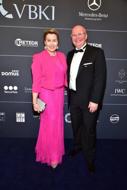 74. Ball des VBKI Berlin 2026 Franziska Giffey, SPD, Kai Wegner, cdu beim 74. Ball rollt der Verein Berliner Kaufleute und Industrieller (VBKI) im Hotel Intercontionental in Berlin am 21.02.2026