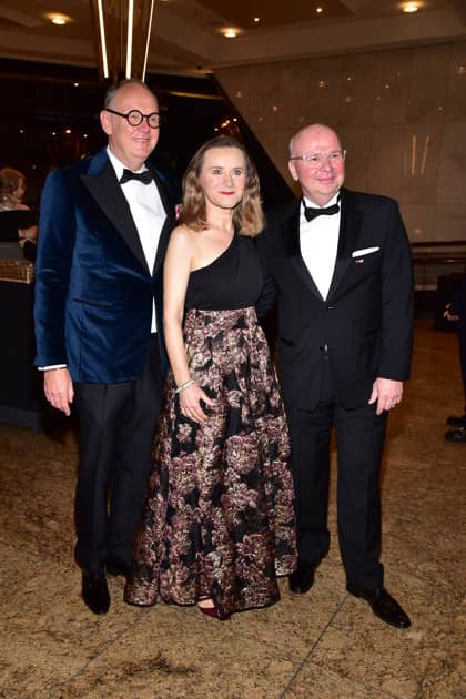 74. Ball des VBKI Berlin 2026 harald Christ neuer VBKi Präsident, Sigrid Evelyn Nikutta, Markus Voigt, VBKI Präsident verabschiedet sich von seinem Posten beim 74. Ball rollt der Verein Berliner Kaufleute und Industrieller (VBKI) im Hotel Intercontionental in Berlin am 21.02.2026