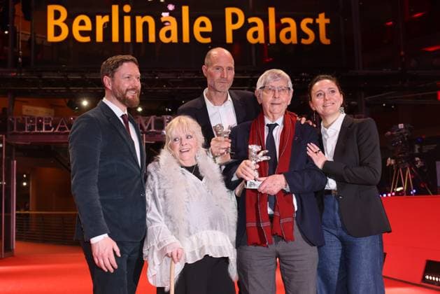 Berlinale Preisträger 2026 Tristan Goligher, Anna Calder-Marshall, Lance Hammer, Tom Courtenay Preisträger Silberner Bär der 76. Berlinale im Berlinale Palast, Berlin, Datum: 21.02.2026 Copyright: xEventpress Kratschx