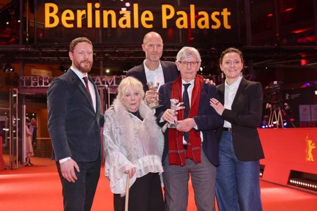 Berlinale Preisträger 2026 Tristan Goligher, Anna Calder-Marshall, Lance Hammer, Tom Courtenay Preisträger Silberner Bär der 76. Berlinale im Berlinale Palast, Berlin, Datum: 21.02.2026 Copyright: xEventpress Kratschx