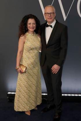 21.02.2026, Senatorin Canzel Kiziltepe und Ehemann Carsten, beim 74. VBKI-Ball in Berlin, Hotel Intercontinental, Ball der Wirtschaft,
