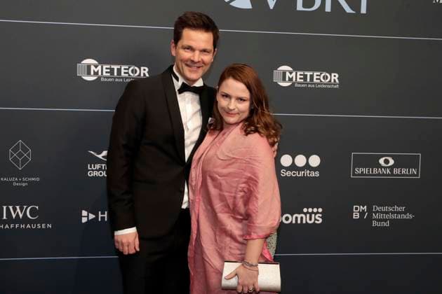 21.02.2026, SPD Steffen Krach und Ehefrau, beim 74. VBKI-Ball in Berlin, Hotel Intercontinental, Ball der Wirtschaft,