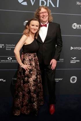 21.02.2026, Evelyn-Sigrid Nikutta und Ehemann Christoph, beim 74. VBKI-Ball in Berlin, Hotel Intercontinental, Ball der Wirtschaft,