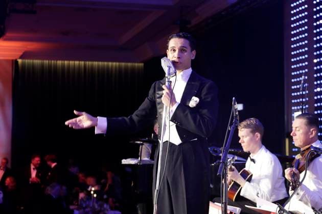 21.02.2026, David Hermlin und Orchester, beim 74. VBKI-Ball in Berlin, Hotel Intercontinental, Ball der Wirtschaft,