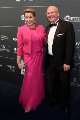 21.02.2026, Franziska Giffey, Markus Voigt, beim 74. VBKI-Ball in Berlin, Hotel Intercontinental, Ball der Wirtschaft,
