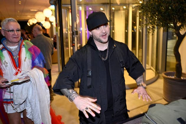 MALMÖ, SWEDEN 20260221 Chris Adam, singer of Smash Into Pieces, at the afterparty after round 4 of Melodifestivalen 2026 in Malmö Arena on Saturday MALMÖ SWEDEN x50090x  Copyright: xJohanxNilsson TTx MELODIFESTIVALEN 2026 MALMÖ 4671lAWCkZ4