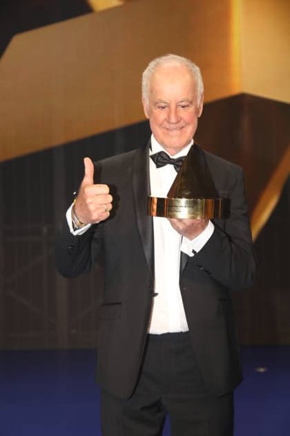 Fritz Fischer erhält die Goldene Sportpyramide während des 55. Ball des Sports 2026 in der Festhalle Frankfurt. Frankfurt am Main, 21.02.2026 Copyright: xAgenturxWehnertx xM.xGränzdörferx