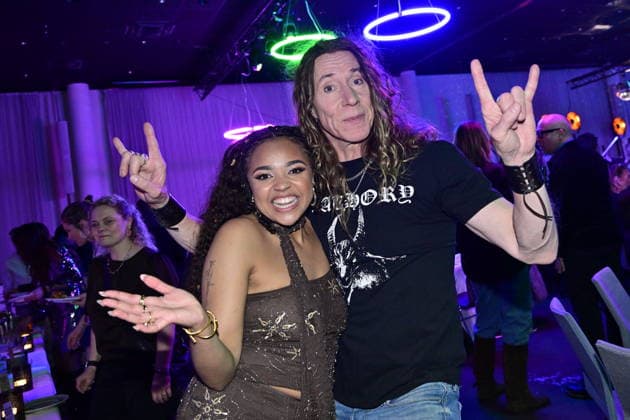MALMÖ, SWEDEN 20260221 Cimberly and E type at the afterparty after round 4 of Melodifestivalen 2026 in Malmö Arena on Saturday MALMÖ SWEDEN x50090x  Copyright: xJohanxNilsson TTx MELODIFESTIVALEN 2026 MALMÖ JF-eW11U1hU