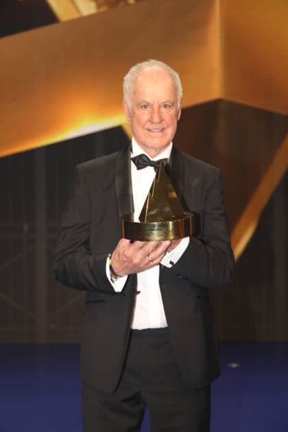 Fritz Fischer erhält die Goldene Sportpyramide während des 55. Ball des Sports 2026 in der Festhalle Frankfurt. Frankfurt am Main, 21.02.2026 Copyright: xAgenturxWehnertx xM.xGränzdörferx