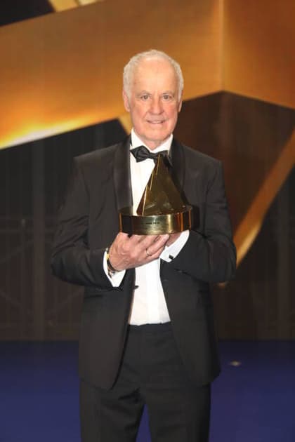 Fritz Fischer erhält die Goldene Sportpyramide während des 55. Ball des Sports 2026 in der Festhalle Frankfurt. Frankfurt am Main, 21.02.2026 Copyright: xAgenturxWehnertx xM.xGränzdörferx
