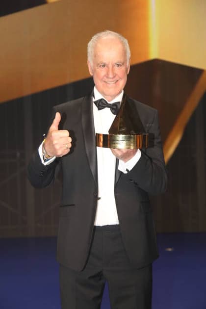 Fritz Fischer erhält die Goldene Sportpyramide während des 55. Ball des Sports 2026 in der Festhalle Frankfurt. Frankfurt am Main, 21.02.2026 Copyright: xAgenturxWehnertx xM.xGränzdörferx