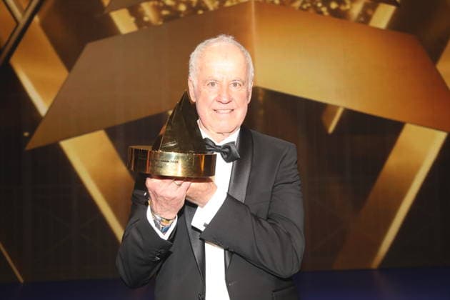 Fritz Fischer erhält die Goldene Sportpyramide während des 55. Ball des Sports 2026 in der Festhalle Frankfurt. Frankfurt am Main, 21.02.2026 Copyright: xAgenturxWehnertx xM.xGränzdörferx