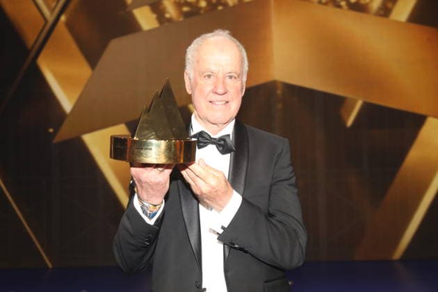 Fritz Fischer erhält die Goldene Sportpyramide während des 55. Ball des Sports 2026 in der Festhalle Frankfurt. Frankfurt am Main, 21.02.2026 Copyright: xAgenturxWehnertx xM.xGränzdörferx