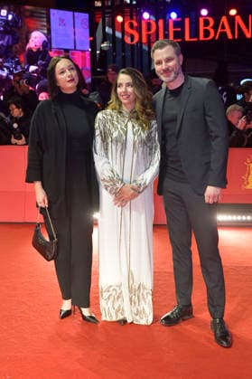 Dorota Lech, Sofia Alaoui und Frederic Hambalek bei der Closing Ceremony mit Preisverleihung auf der Berlinale 2026 76. Internationale Filmfestspiele Berlin im Berlinale Palast. Berlin, 21.02.2026