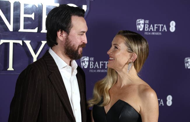 UK: The BAFTA Film Awards Nominees Party at the National Gallery in London, UK. Kate Hudson and Danny Fujikawa attend the BAFTA Film Awards Nominees Party held at the National Gallery in London, UK on February 21, 2025. London National Gallery UK Copyright: xFredxDuvalx