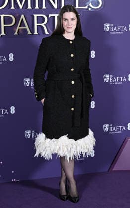 Norwegian actress Inga Ibsdotter Lilleaas attends the BAFTA Film Awards Nominees Party at the National Gallery in London, England on Saturday, February 21, 2026.  LON20260221101 RUNExHELLESTAD