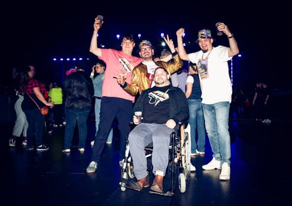 21.02.2026, xlakx, Entertainment, 90s Super Show v.l. Kinder der 90s Super Show in der Uber Arena Berlin. Berlin