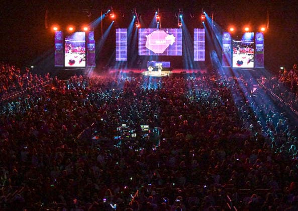 21.02.2026, xlakx, Entertainment, 90s Super Show v.l. Snap! - 90s Super Show in der Uber Arena Berlin. Berlin